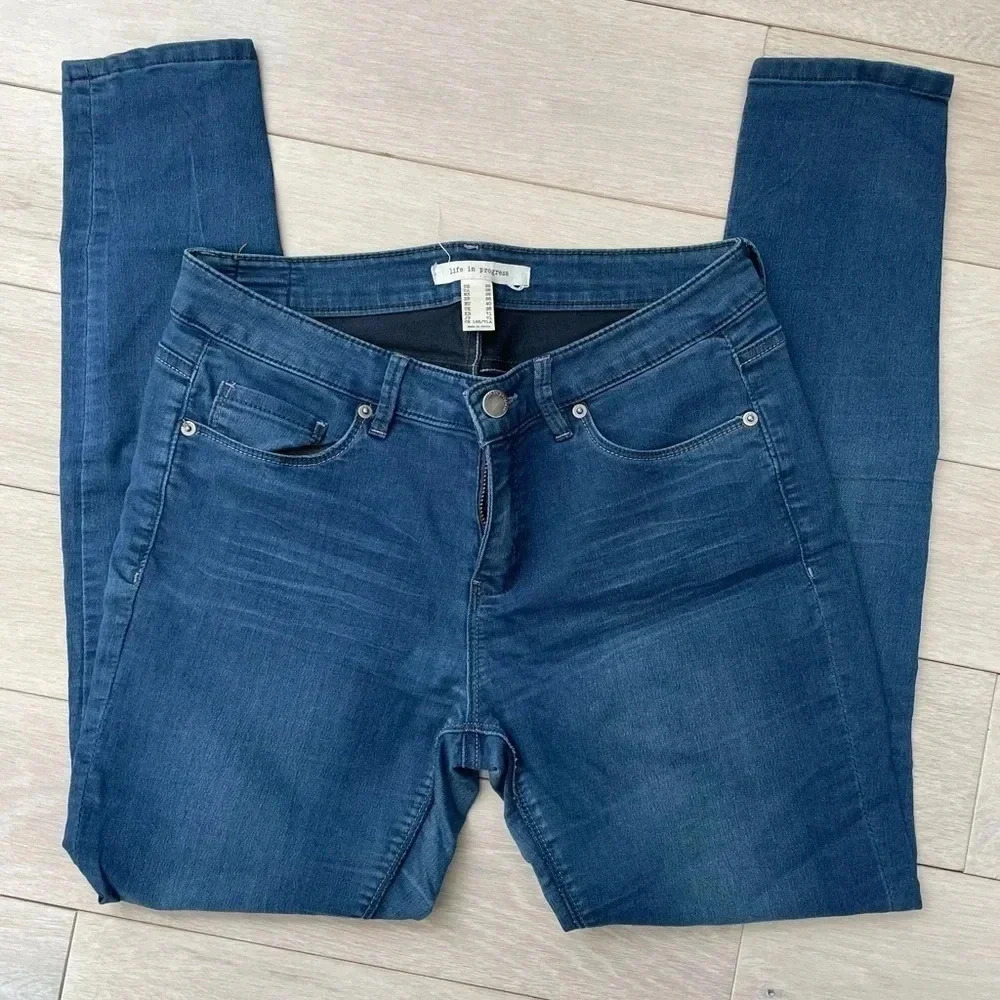 forever21 blue skinny jeans - Picture 1 of 4